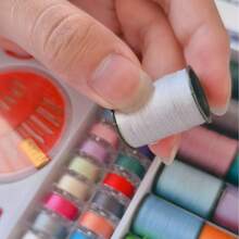 71pcs Sewing Kit DIY Handmade Sewing Thread, Reusable Polyester Spool Thread, Home Hand Sewing Bobbin Thread, Sewing Machine Bottom Thread 20 Yards - Multicolor - View 5