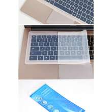 Laptop Keyboard Protector Silicone Universal 15.6/17 Inch Protective Cover Colorful Ultra-Thin Protective Film Minimalist Dust-Proof Transparent Film Anti-Stain Protective Cover - Multicolor - View 4