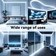 1 buah Lampu Strip LED COB, 3 Suhu Warna, 5m Bertenaga USB 320 LED/M, Pemotongan Fleksibel, Pencahayaan Tanpa Sambungan yang Dapat Diredupkan, Portabel, Perekat Mandiri untuk Pemasangan Mudah, Panjang Dapat Disesuaikan dan Dapat Dilipat, Cocok untuk Kamar Tidur, Ruang Tamu, Lampu Latar TV, Lampu Pengisi Cermin Rias dan Lainnya, Hadiah Liburan - MultiWarna - View 8