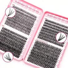 LIMEIKAI 640PCS D Curl Waterproof Lash Extensions, 30D-80D Mixed Clusters, 9-16mm Mixed Length False Eyelashes - View 5