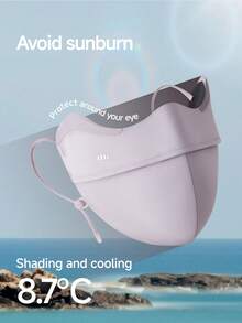 Beneunder Eye-Covering Ultra-Strong Sun Protection Face Mask MP831 - Brown - View 4