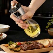 Oil Sprayer For Cooking - Olive & Avocado Oil Spray Bottle,  Glass Mister With Adjustable Nozzle, 2-In-1 Dispenser For Kitchen, BBQ, Baking - View 1