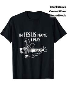Men T-Shirts - Hitam - View 1