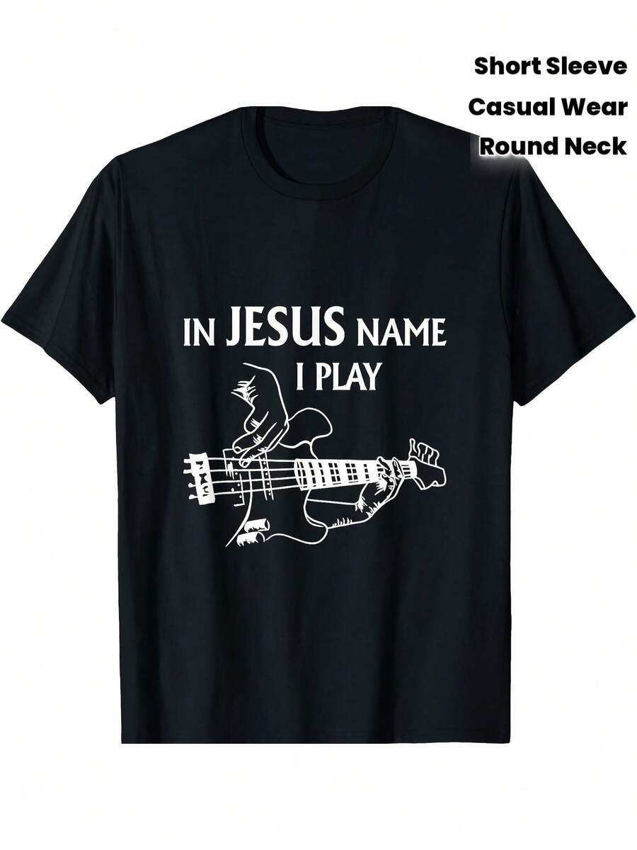Men T-Shirts - Hitam - View 1