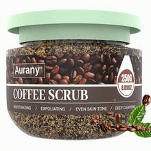AURANY Coffee Foot Scrub, Foot Exfoliating Scrub, Foot And Hand Scrub With Coffee Extract, Deep Cleansing Callus Remover, Suitable For Dry And Cracked Feet And Hands, Moisturizing Home SPA Foot Care, Suitable For All Skin Types, 250g - Coffee - View 8