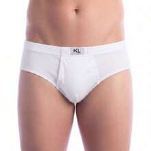 Kisses and Love Kisses&Love Pack Of 2 KLS3 Men's Basic Breathable Briefs - 24/48 Hour Delivery To The Peninsula And The Balearic Islands - 白色 - 查看 2