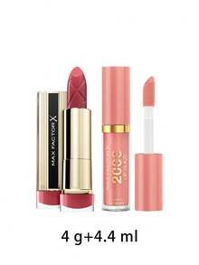 Max Factor [Bundle] Colour Elixir Lipstick 025 Sunbronze 4 G + 2000 Calorie Lip Glaze 060 Favourite Song 4.4 Ml - 025 Sunbronze+060 Favourite Song - View 2