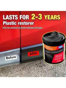Repair Paste For Scratches And Scuffs On Automotive Plastic And Rubber Parts; Repair Wax For Cracked, Oxidized, Or Yellowing Tires; Polishing And Repair Paste For Car Interiors; Automotive Accessories. - Multicolor - View 9