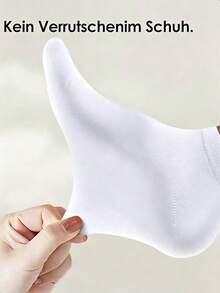 1/5/10/20 Pairs Unisex Black & White Boat Socks/Short Socks, Couple Socks, Breathable Casual Boat Socks, Versatile For Daily Wear, Suitable For All Seasons - Black and White - View 4
