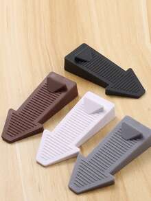 1/4pcs Creative Rubber Door Stopper, Anti-Pinch Anti-Collision Door Wedge, Suitable For All Homes, Perfect Home And Office Decor - Multiple Styles - View 9