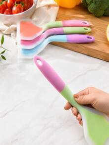 [Silicone Kitchen Utensils]Silicone Kitchen Utensils - Non-Stick Heat-Resistant Cookware, Suitable For Cooking, Stir-Frying And Frying - Ideal For Pancakes, Steaks And Grilling - Multicolor - View 10