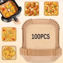 Non-Stick Air Fryer Mat - Oil-Proof And Heat-Resistant, A Must-Have Kitchen Item - Brown + Round - View 5