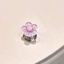 Car Interior Fresh Flower Start Button Decoration - A - View 8