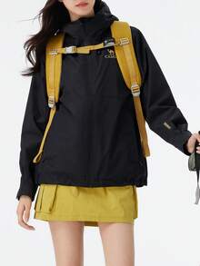 CAMEL CROWN 女士滑雪夹克防水三合一冬季外套带羊毛内衬保暖防风适合雪地户外徒步旅行 - 幻影黑 - 查看 5