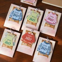 2027 Mini Desk Calendar Four Seasons Wardrobe Series Desktop Ornament Personal Planner Calendar - Desk Calendar - View 5