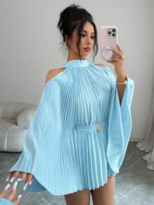 Women Blouses & Shirts - 淺藍色 - 查看 1
