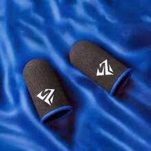 New Gaming Finger Sleeves, Ultra-Thin And Breathable, Beautiful Patterns, Suitable For Competitive Players - Black - View 6