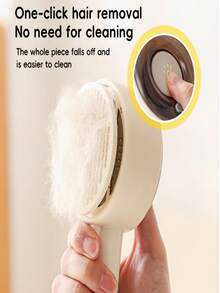 Pet Hair Removal Steam Brush - 3-In-1 Spray Grooming Brush, Suitable For Dogs And Cats - Self-Cleaning Spray Brush, Softens Hair And Reduces Static - Suitable For Long And Short Haired Pets During Bathing - View 11