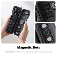 Ambitful Hard Shell Storage Carrying Case Compatible With D JI Osmo Pocket 4 Camera, Anti-Scratch Shockproof Water Resistant Protective Travel Case For Camera & Small Accessories - View 5