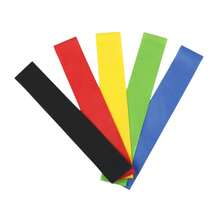 1-5pcs TPE Resistance Band Set, Hip Circle Fitness Bands For Squats, Glute Training, Stretching, Yoga, Pilates, Flexibility And Mobility Exercises, Leg And Arm Shaping Fitness Equipment, Multi-Level Tension Rings, Suitable For Gym, Dance And Home Strength Training - Multicolor - View 11