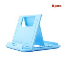 5pcs Solid Color Minimalist Desktop Folding Phone Stand, Mini Portable Multi-Angle Support, Creative Phone Holder, Multiple Colors Available, Holiday Birthday Gift, Desktop Phone Stand - Multicolor - View 13