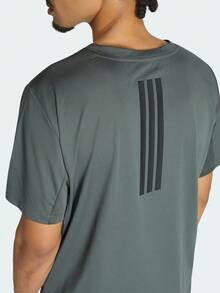 Adidas 男士 D4T PRIMELIFT 耐穿快乾機能訓練圓領短袖T恤 健身運動服 KS1147 - 墨綠色 - 查看 6