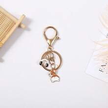 Spot New Leopard Pattern Love Bag Pendant Pendant Keychain Hand-Woven Lanyard Key Chain Pendant - Multicolor - View 13