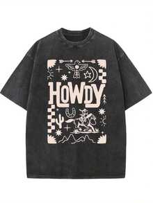 Women T-Shirts - 黑色 - 查看 1