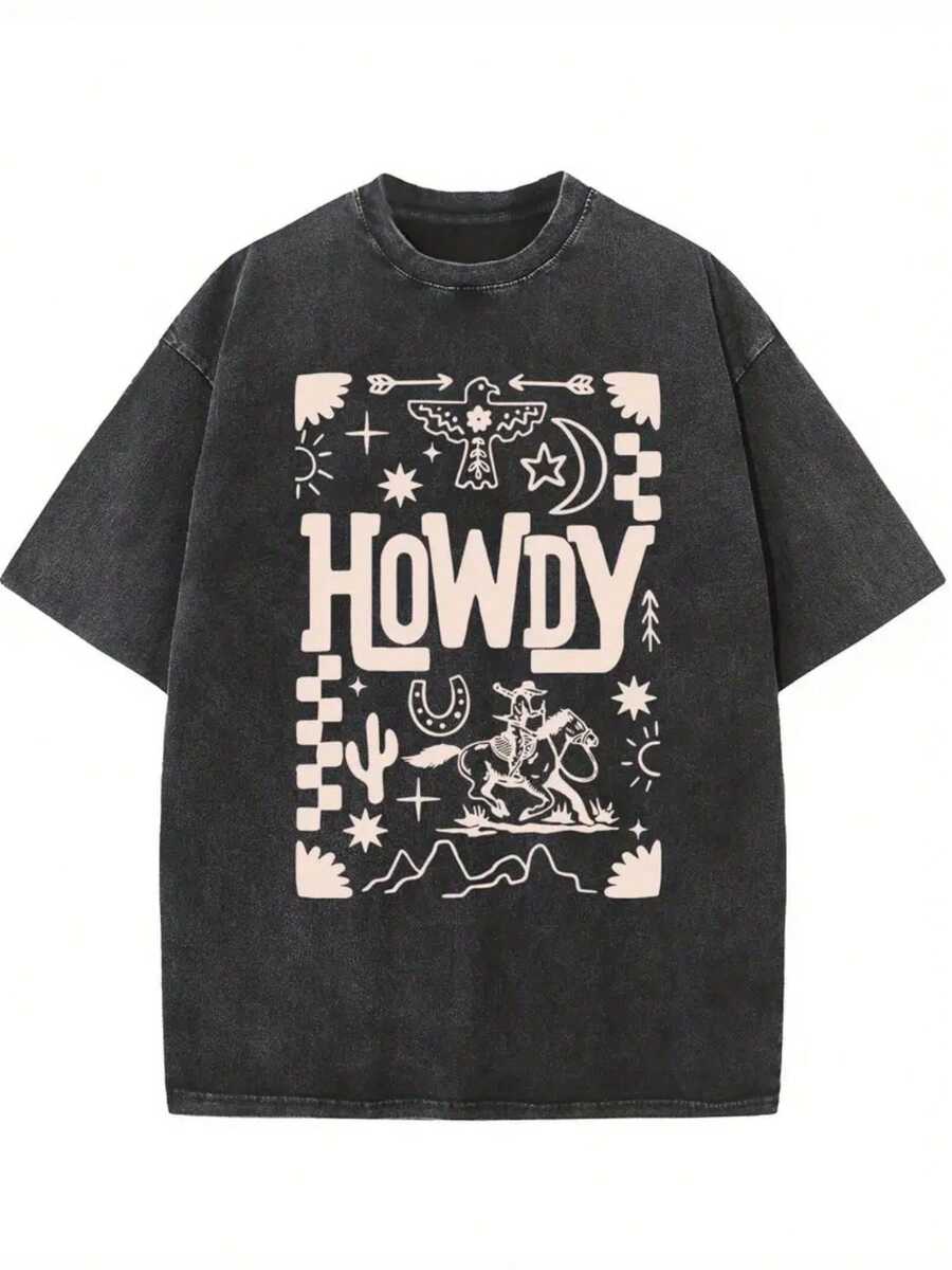 Women T-Shirts - 黑色 - 查看 1