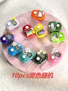 Custom New Multi-Color Rhinestone Flower Finger Counter Portable Ring Electronic Tally Counter Manual Button Counter Mini Handheld Counter Card-Mounted Electronic Prayer Beads Multi-Color Options -Tasbih- Suitable For Prayer Counting - Sports Counting - Holiday Gifts And More - Multicolor - View 13