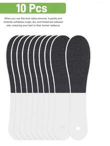 1/4/10pcs Foot File, Double-Sided Sandpaper Foot Care File, Professional Sandpaper Foot Callus Removal Tool, Coarse And Fine Double-Sided Foot Brush, Suitable For Soft Feet, Dead Skin Feet, Foot File Care, Foot Exfoliation, Easy To Use - A - View 11