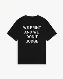 Custom All Occasion Personalized Print Unisex Cotton T-Shirt Top Estivi Particolari - 黑色 - 查看 1