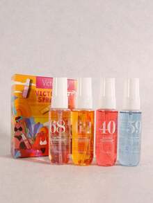 1pc/3pcs/4pcs/5pcs 40ml/90ml Brazil Series Spray Fragrance With Gift Box, Limited Edition Long-Lasting Indoor Air Freshener, Vanilla Coconut Floral Fruity Citrus Woody Marine Scent, Suitable For Date Travel Home Hotel Office, Ideal Holiday Gift - 多色E款 - 查看 9