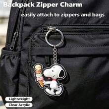 Cartoon Snoopy Keychain Pendant Car Decoration Women's Small Accessory Couple Mood Theme Gift Valentine's Day Small Gift - Irregular - View 10