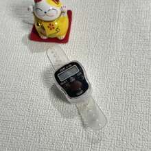Macaron Color-Block Button Transparent Strap Electronic Counter Wristband LED Night Backlight High-Definition Display Slim Minimalist Versatile Style Wrist/Finger Ring Dual Use Muslim Men Women Prayer Commute Meditation Tasbih Tally Counter - Multicolor - View 8