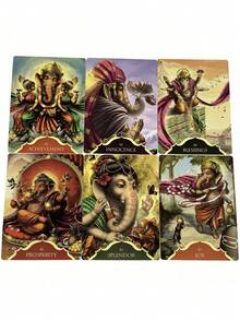 1 Box Whispers Of Lord Oracle Cards, Complete 50-Card Deck , A Spiritual Divination Kit Used To Clear Obstacles And Bestow Wisdom. - Multicolor - View 7