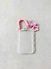 Retractable ID Card Holder, Transparent Card Holder With Safety Lock, Durable Student Campus ID Card, Ideal Gift For Back To School, First Day Of School - Multicolor - View 6