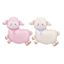 Cute Sheep Balloon Cartoon Sheep Balloon Pink Cream Color Sheep Balloon Children's Toy Balloon Suitable For Birthday Party Holiday Decoration - Multicolor - View 6