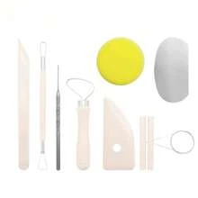 8/1pc Clay Sculpting Tool Set Plastic Modeling Tools For Pottery DIY Handmade Crafts Beginners - Multicolor - View 6
