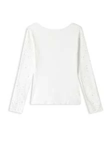 Minimalist Sexy Hot Girl Style Heavy Rhinestone Embellished Base Layer Top Women's Inner Wear New Korean Design V-Neck Blouse White - White - View 5