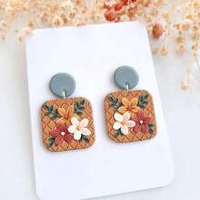 1 PC Retro Abstract Grid Pattern Polymer Clay Texture Roller, Polymer Clay Earring Making Roller - Very Suitable For Making Polymer Clay Texture Sheets - GL197 - View 10