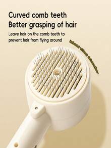 Pet Hair Removal Steam Brush - 3-In-1 Spray Grooming Brush For Dogs And Cats - Self-Cleaning Spray Brush To Soften Fur And Reduce Static - Perfect For Long And Short Hair And Bathing Pets - View 8