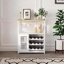 Kselythan Freestanding Wine Racks & Cabinets - White - View 1