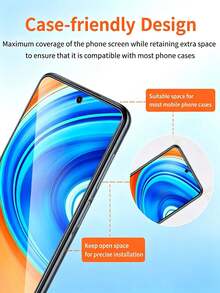 3 Buah Pelindung Layar Kaca Tempered untuk Mi, HD Jernih, Bebas Gelembung, Perlindungan Lebih Luas, Film Pelindung Layar Kaca Tempered untuk Redmi Mi - Clear - View 5