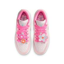 Nike Air Jordan 1 Ruffle Edge Big Kids' Sports Shoes I Retro Skate Shoes - White/Pink - View 6