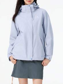 CAMEL CROWN Women's Ski Jacket, Waterproof 3-In-1 Winter Coat, Fleece Lining, Warm & Windproof, Suitable For Snow Outdoor Hiking - Moonlight Blue - View 2