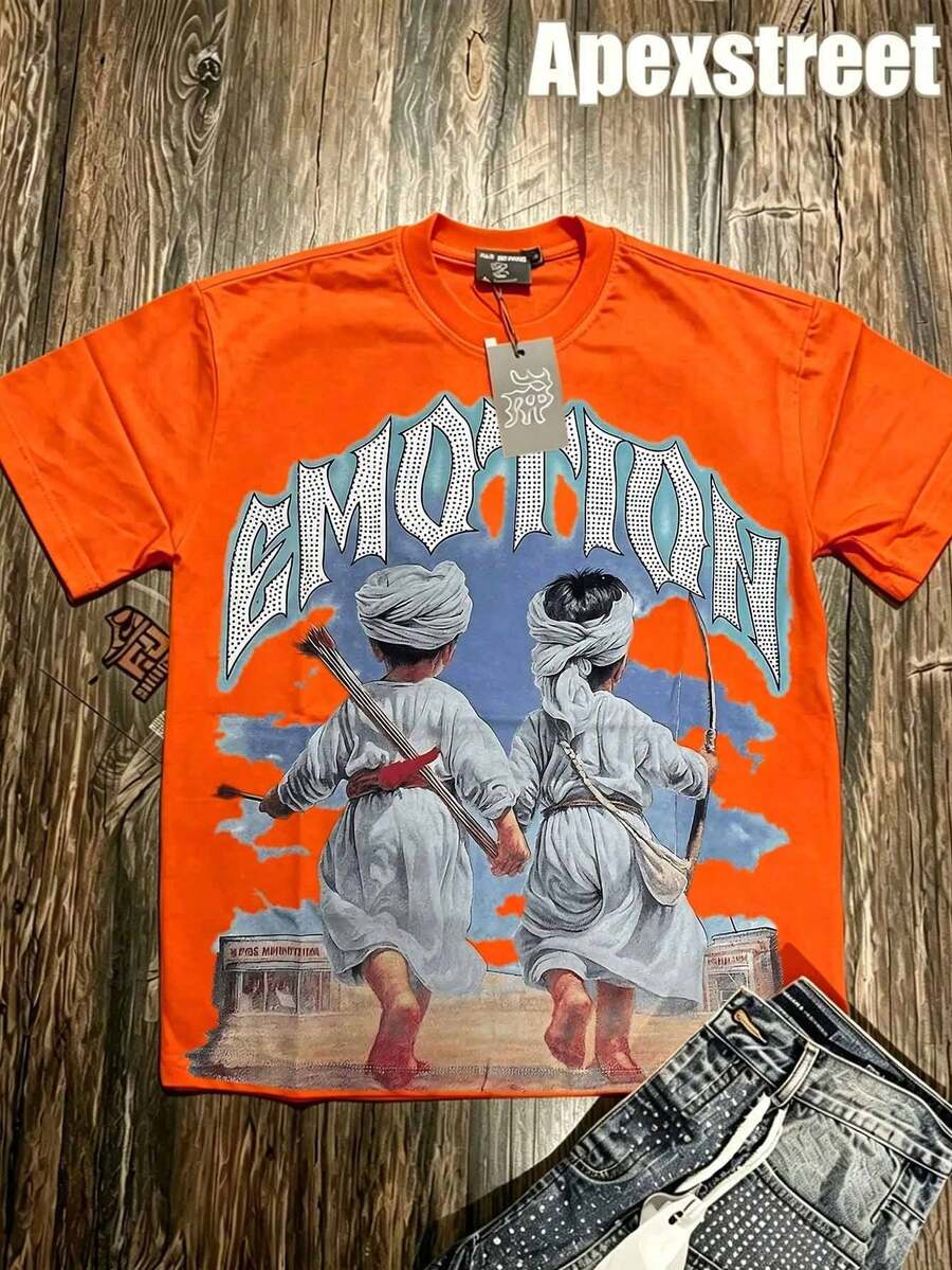 Women T-Shirts - 珊瑚橙 - 查看 1