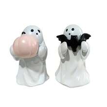 1pc Cute Halloween Ghost Resin Figurine, Holding Pink Pumpkin And Bat Statue Design, Mini Spooky Desktop Decor, Suitable For Multi-Layer Tray, Autumn Home Shelf Room Decoration. Halloween Essential Gift. Halloween Decor / Halloween / Halloween Home Decor - one-size - View 6