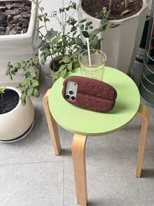 Cartoon 3D Fun Realistic Coffee Bean Phone Case Compatible With Iphone 17 Pro Max, Apple 17 Pro, Silicone Full Coverage 16 Pro Max, Shockproof 15 Soft 14 Women 13P New 15 Pro Max - Brown - View 5