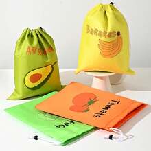 Bolsa de mantenimiento de frutas y verduras, bolsa de almacenamiento de plátano, preservación de verduras, cordón aislante antiincrustante reutilizable, 1/3 Uds. - A2 - Ver 2